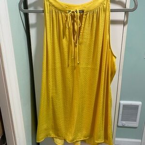 Yellow Sleeveless Women's Top